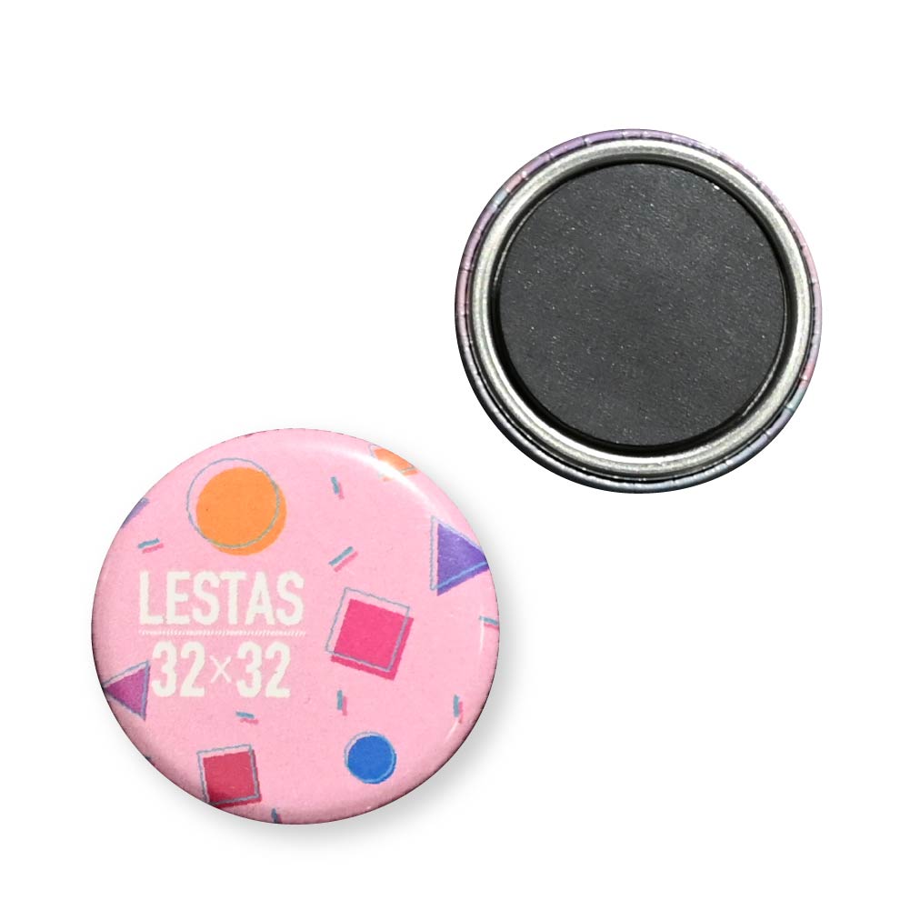 缶マグネット 円形(クリア) 32x32mm マグネットシート