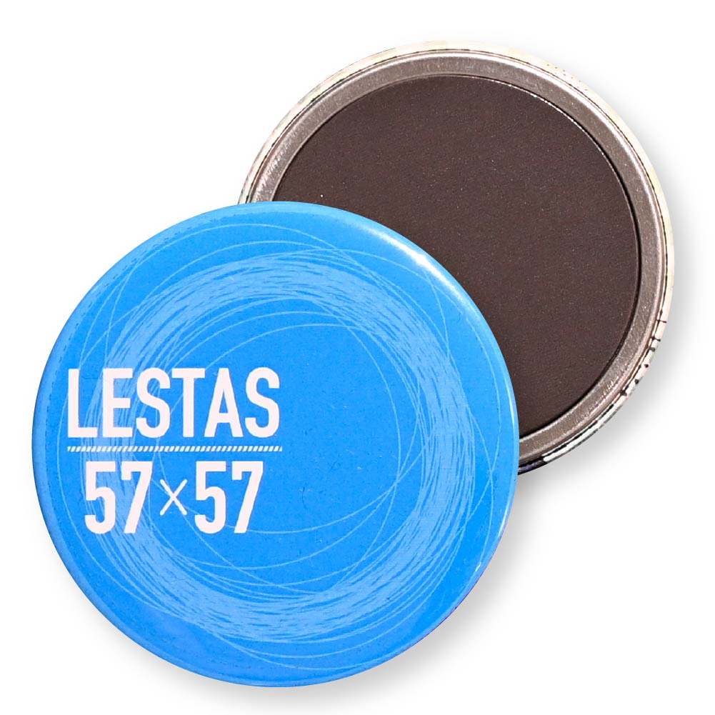 缶マグネット 円形(クリア) 57x57mm マグネットシート