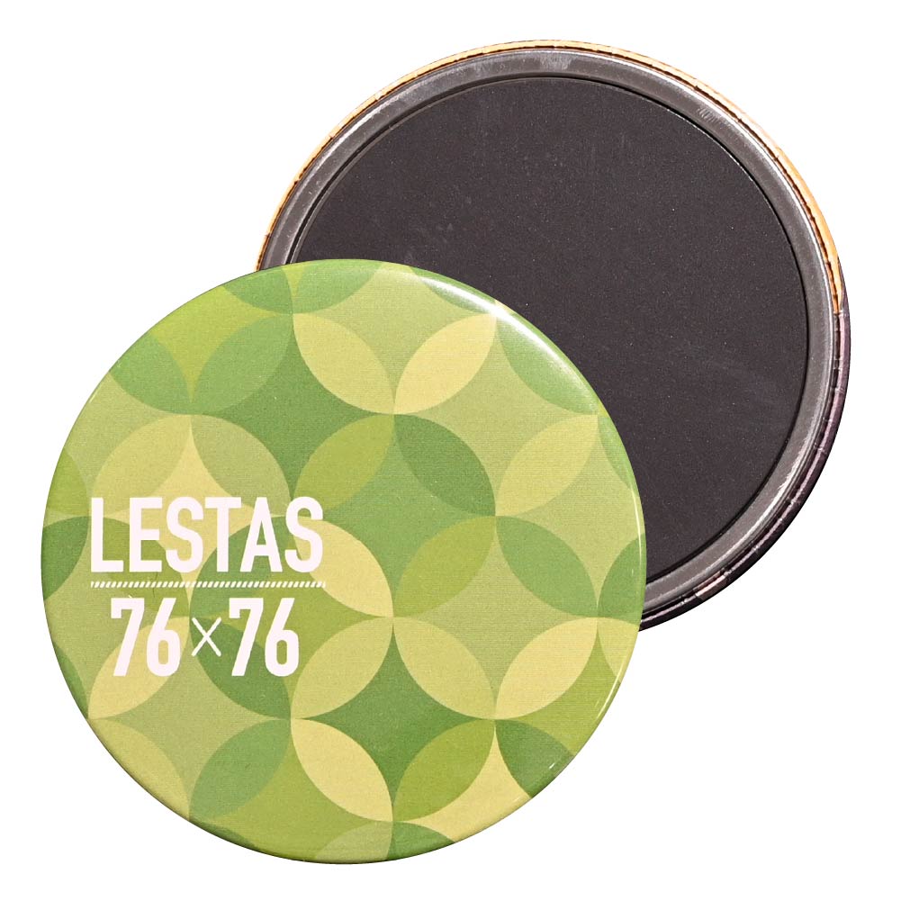 缶マグネット 円形(クリア) 76x76mm マグネットシート